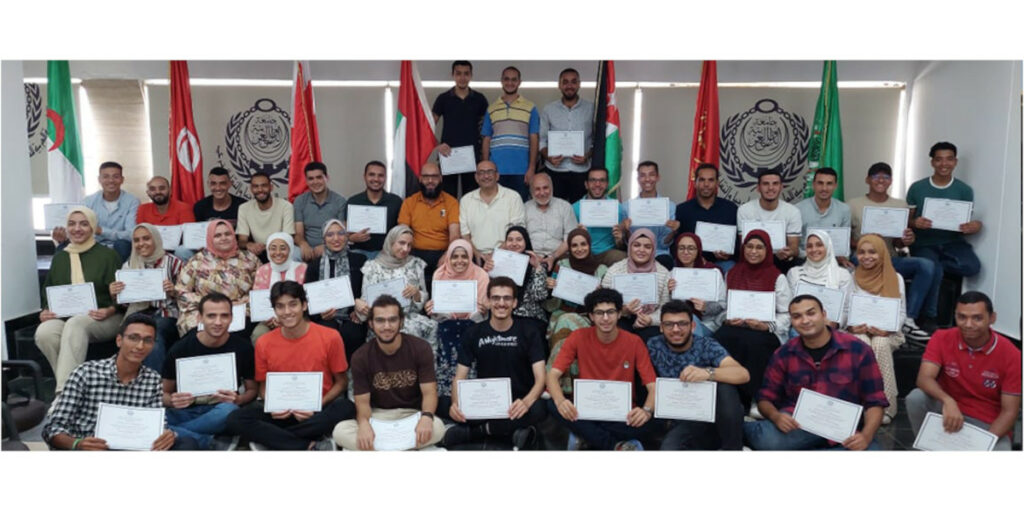 Participants in the 5th Basics of Plasma Physics Summer Course holding their attendance certificates with lecturers (Photo: EGYPlasma)