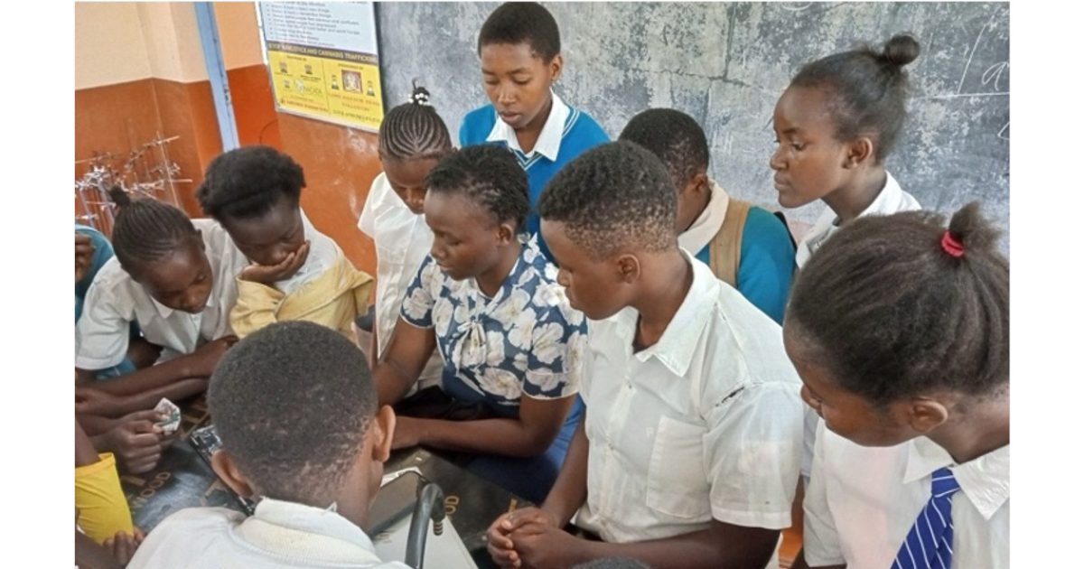 Mentorat de lycéennes dans le cadre du programme EMEJA, juin 2024