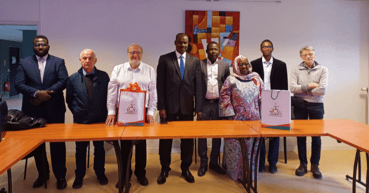 Representatives of the University of Garoua and USF at the signing ceremony
